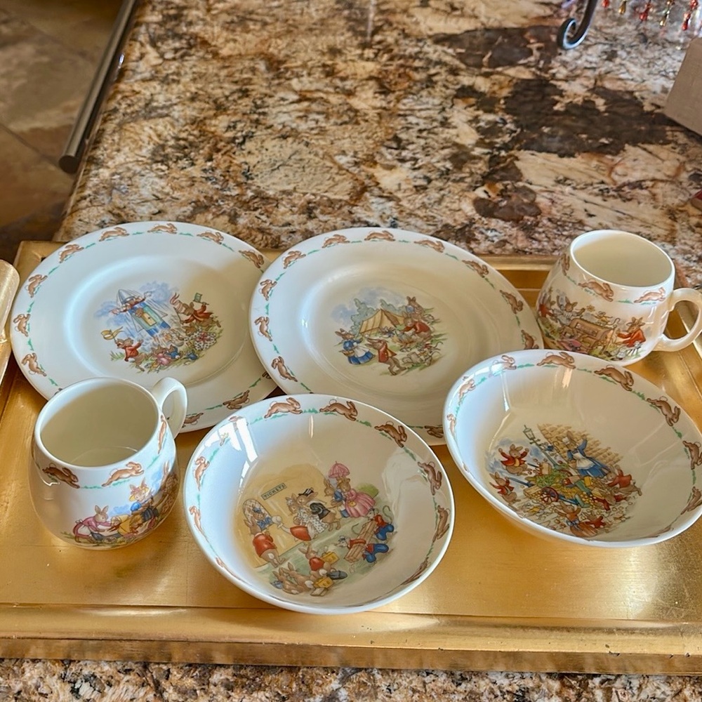 Vintage Royal Dalton Bunnykins 3-pc. Set